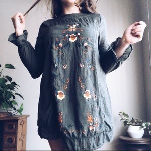 Embroidered dress